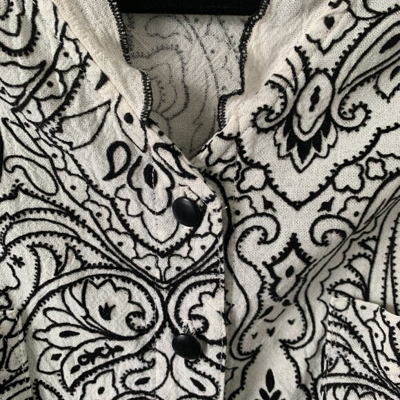 PRODUCE COMPANY | 100% Cotton button up shirt size Large - Picture 5 of 11